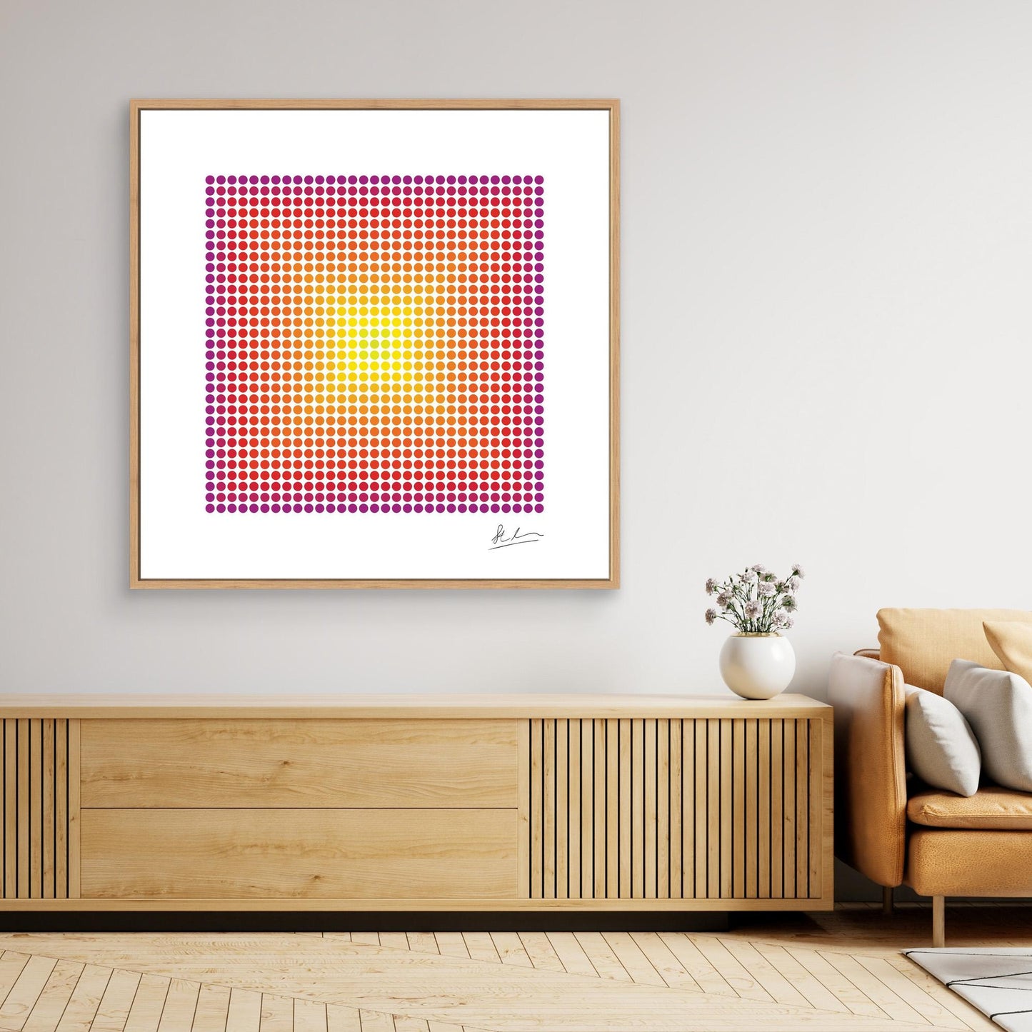 Blast of Yellow, Red and Purple