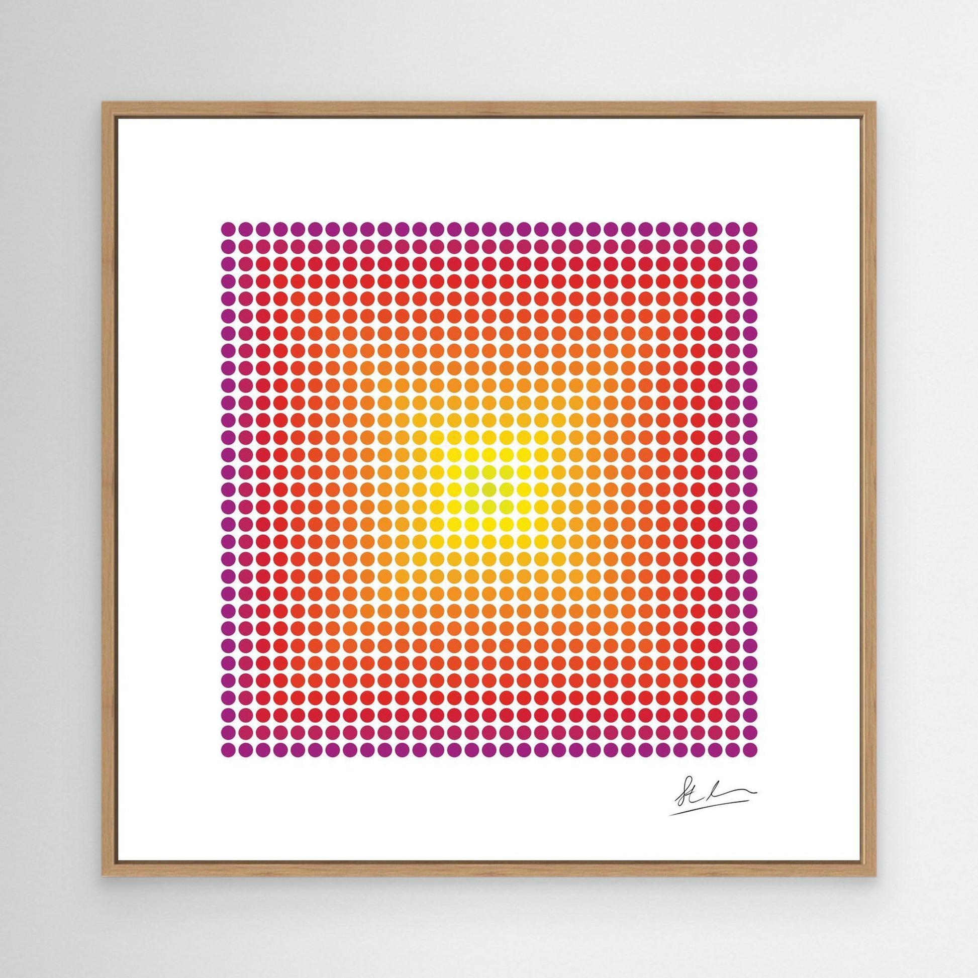 Blast of Yellow, Red and Purple