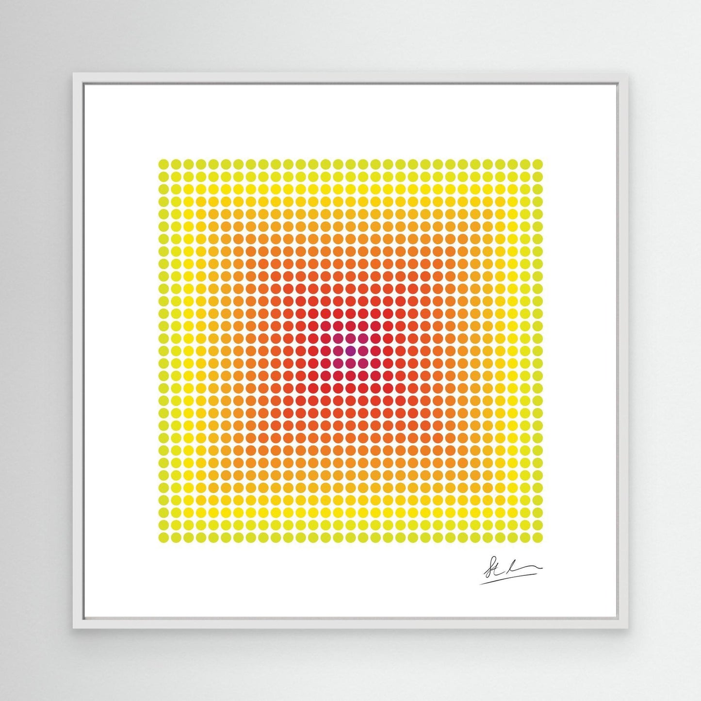 Blast of Purple, Red and Yellow