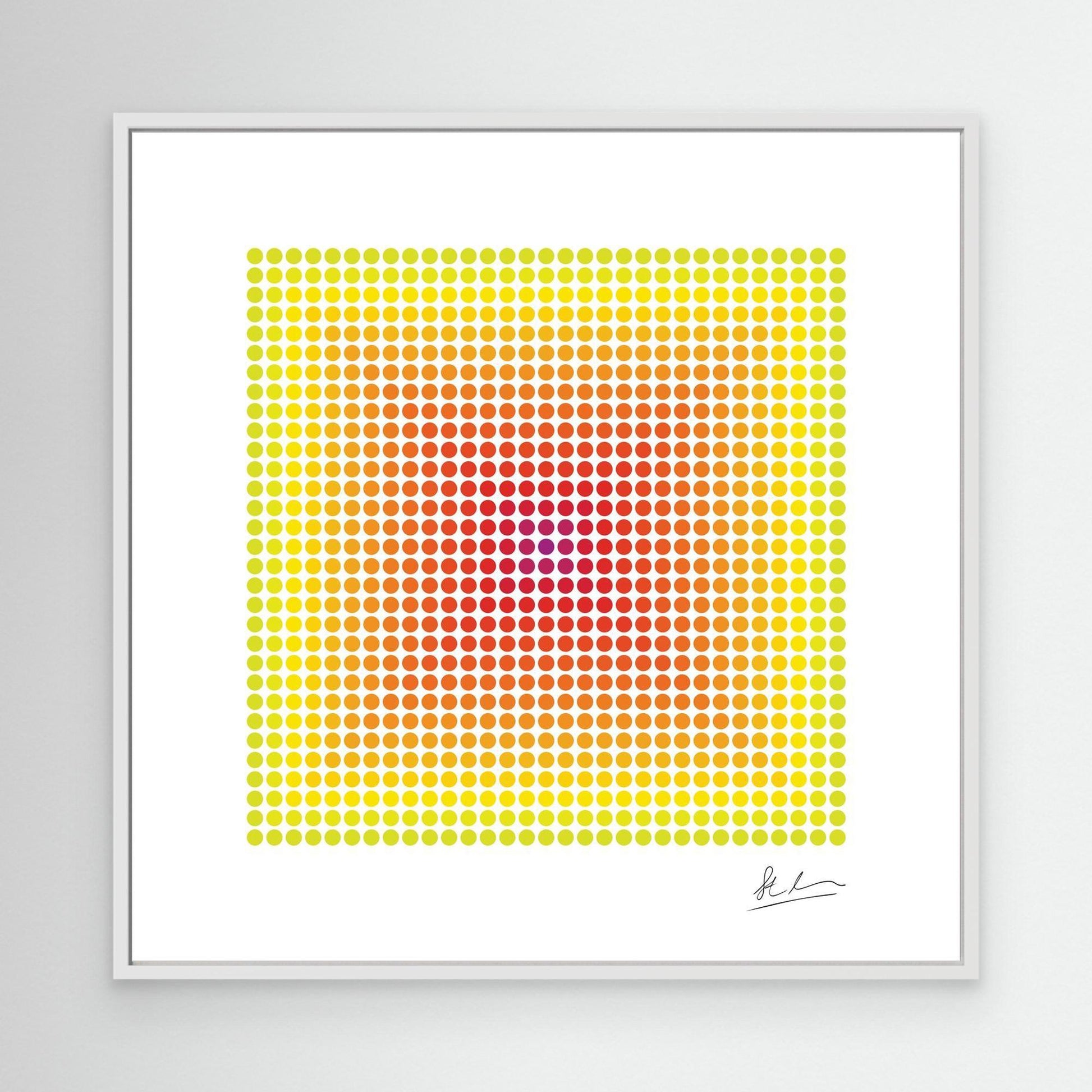 Blast of Purple, Red and Yellow