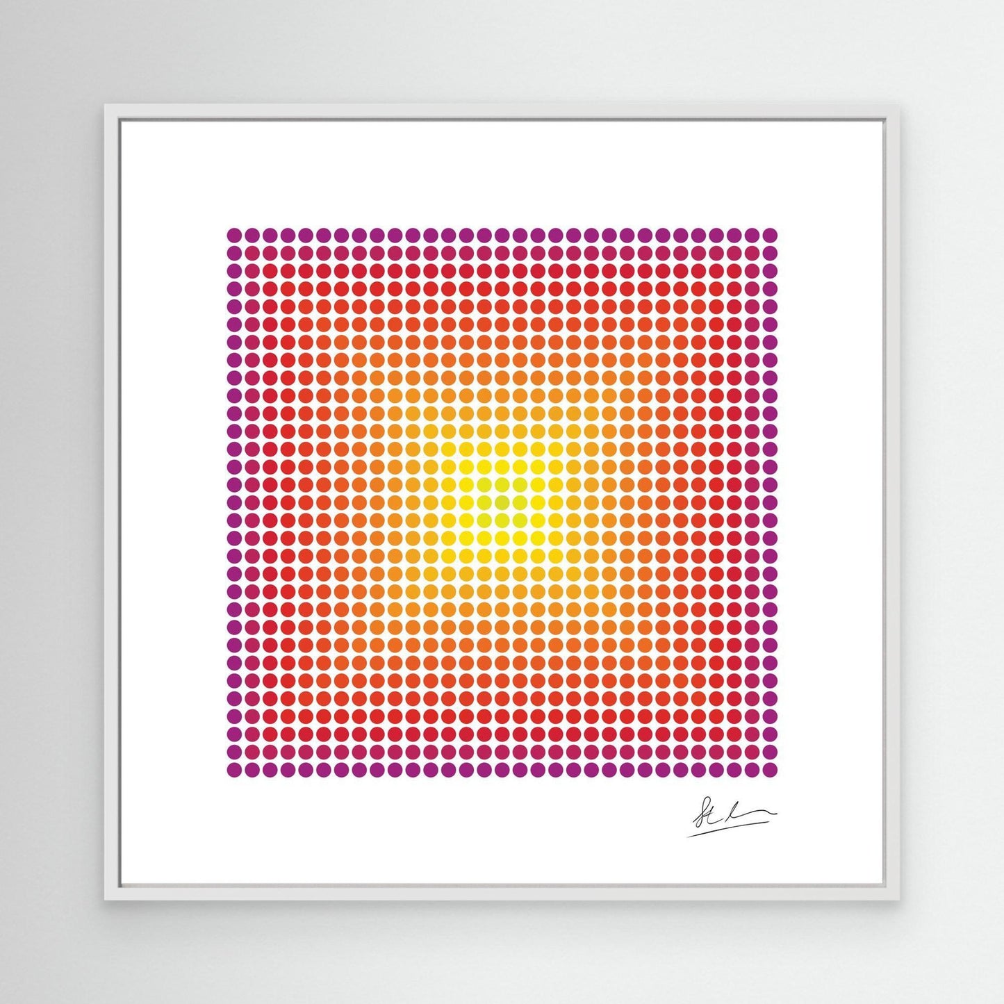 Blast of Yellow, Red and Purple