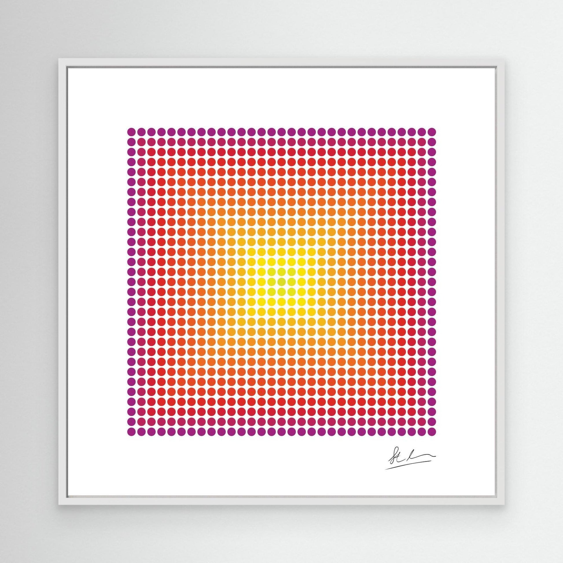 Blast of Yellow, Red and Purple