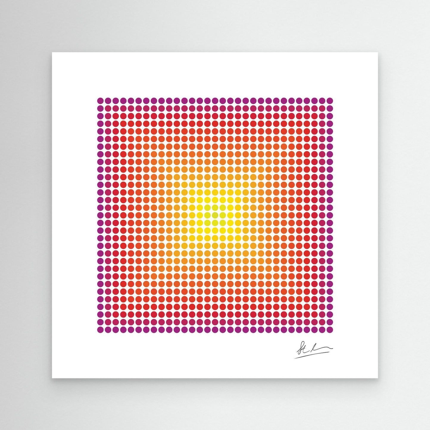 Blast of Yellow, Red and Purple