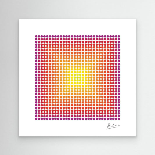 Blast of Yellow, Red and Purple