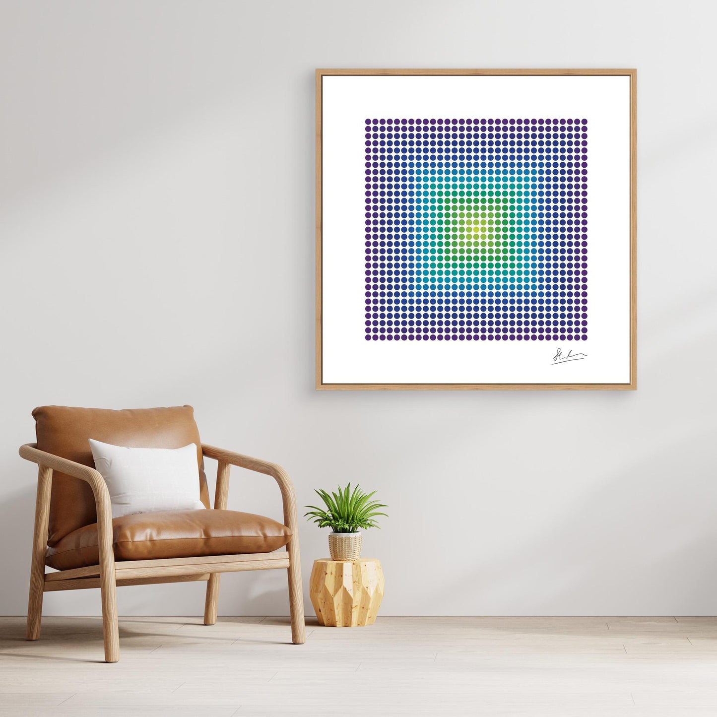 Blast of Green, Blue and Purple