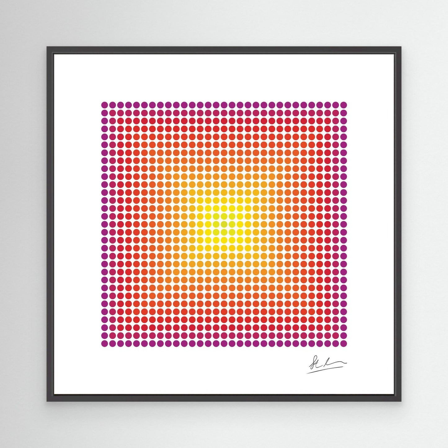 Blast of Yellow, Red and Purple