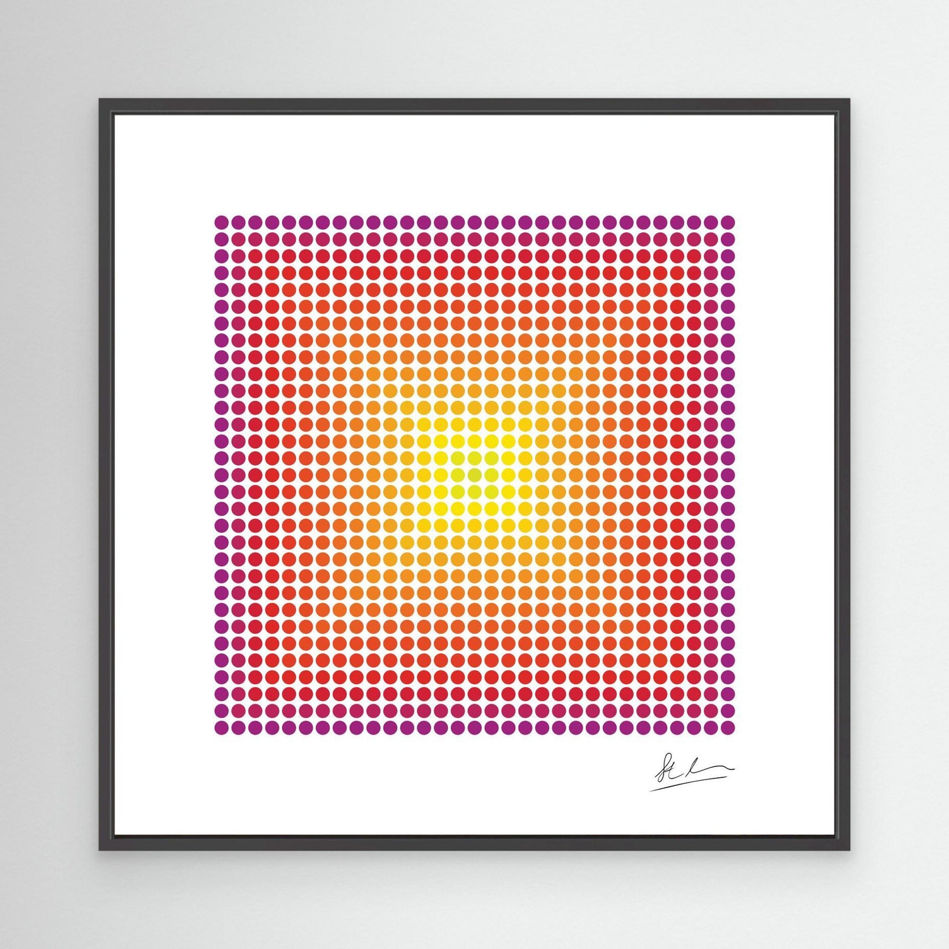 Blast of Yellow, Red and Purple