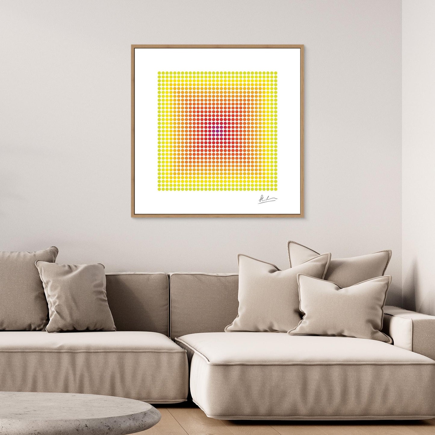 Blast of Purple, Red and Yellow