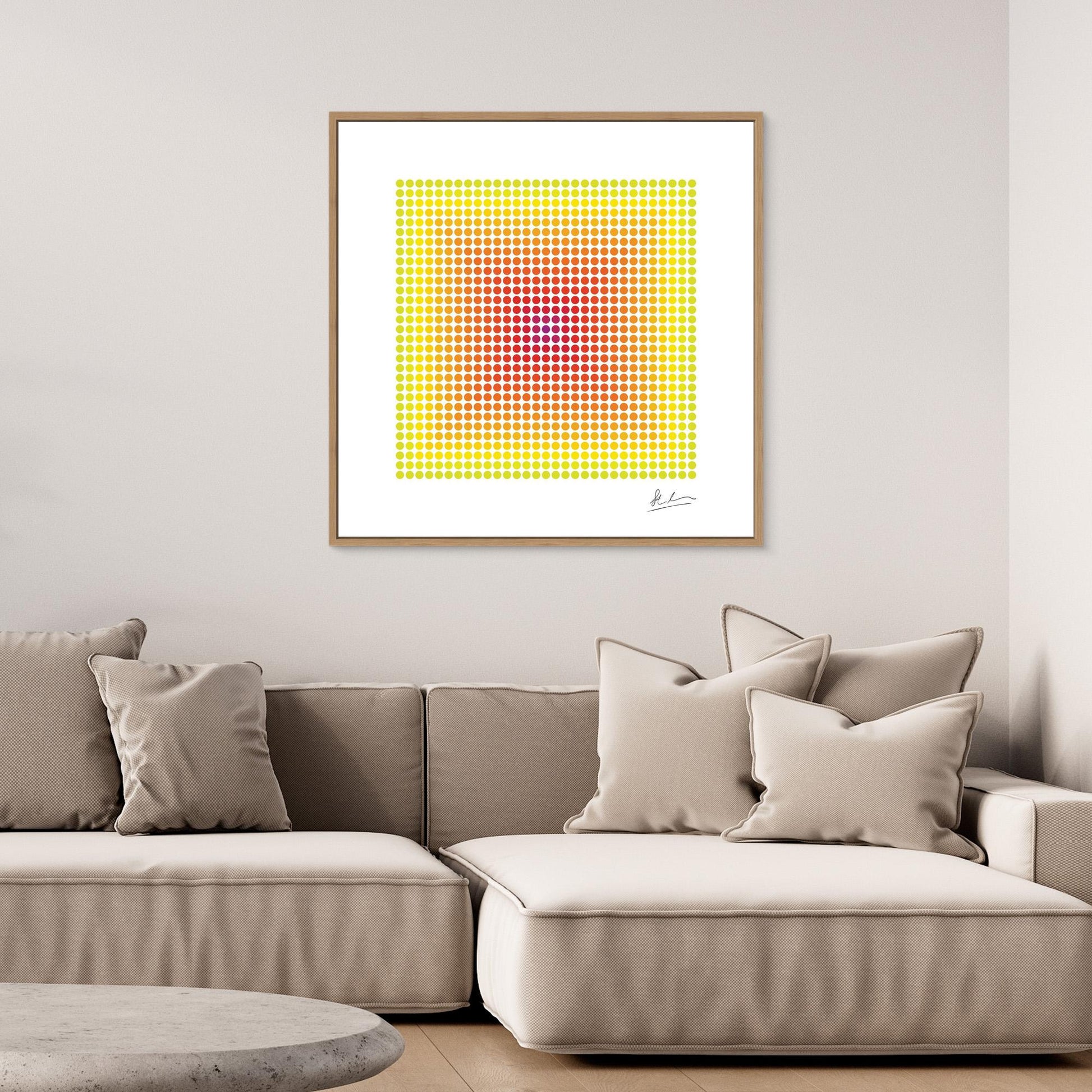 Blast of Purple, Red and Yellow