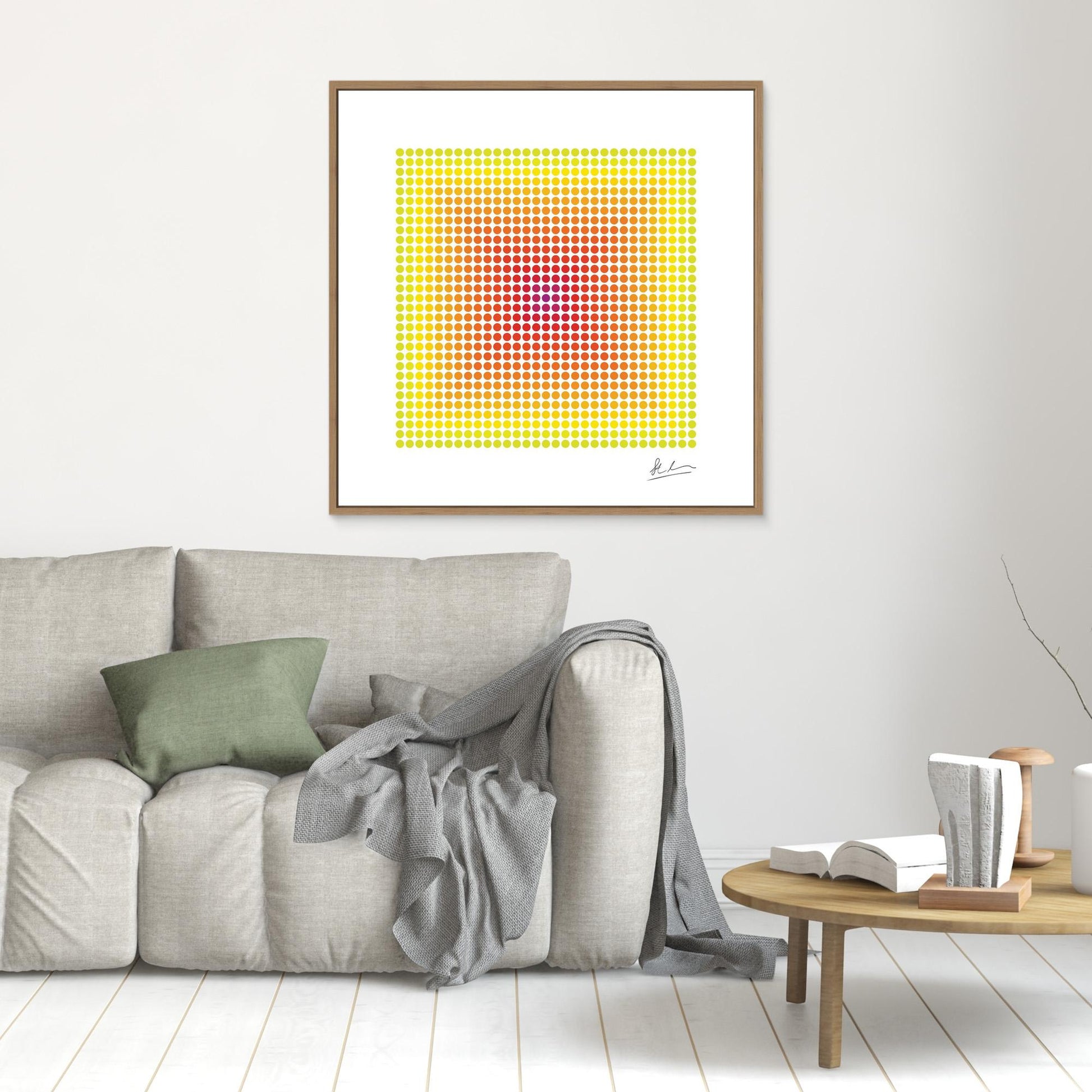 Blast of Purple, Red and Yellow