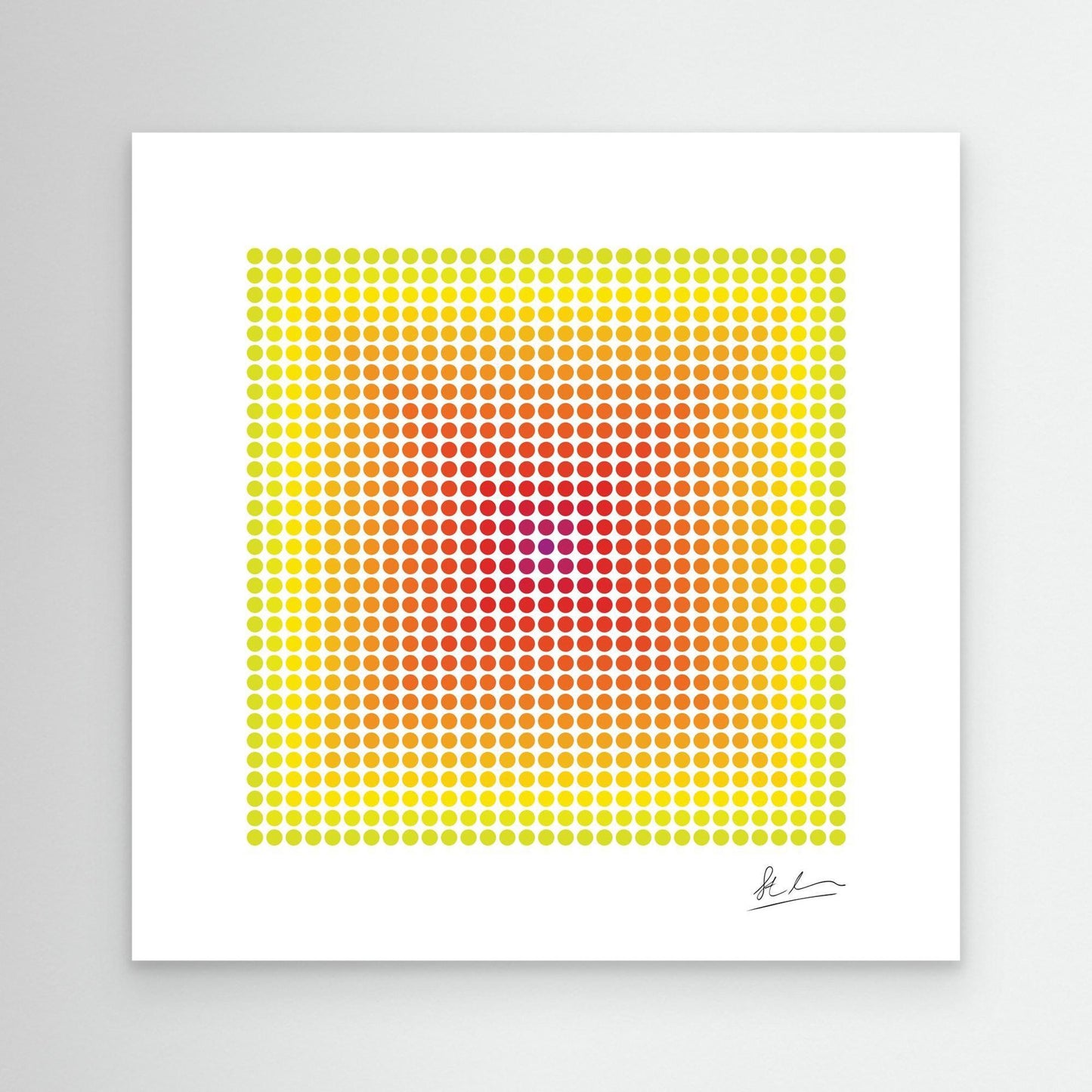 Blast of Purple, Red and Yellow