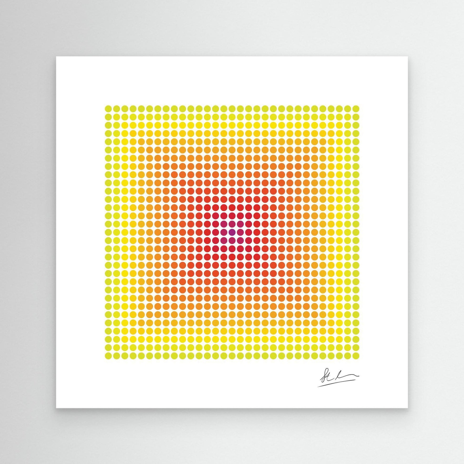 Blast of Purple, Red and Yellow