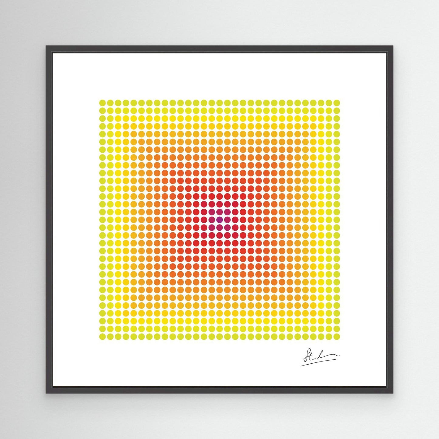 Blast of Purple, Red and Yellow