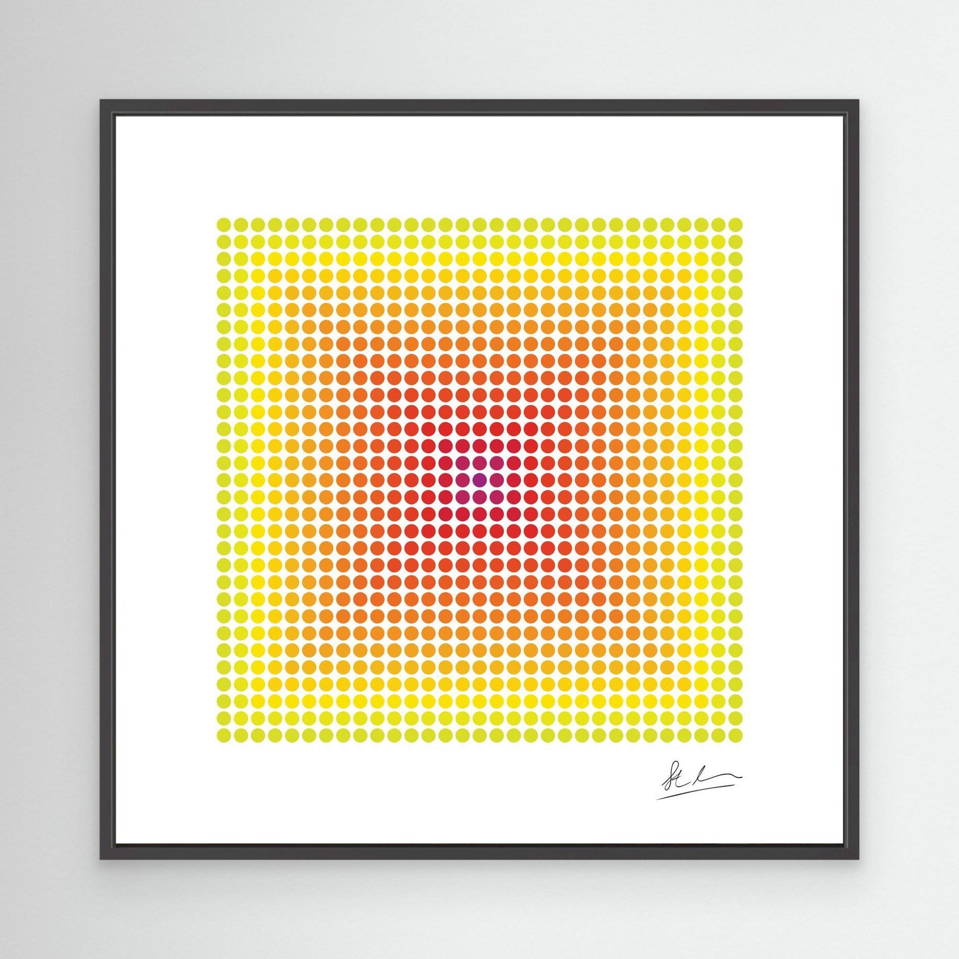 Blast of Purple, Red and Yellow