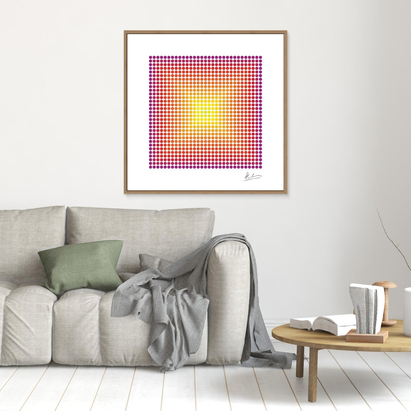 Blast of Yellow, Red and Purple