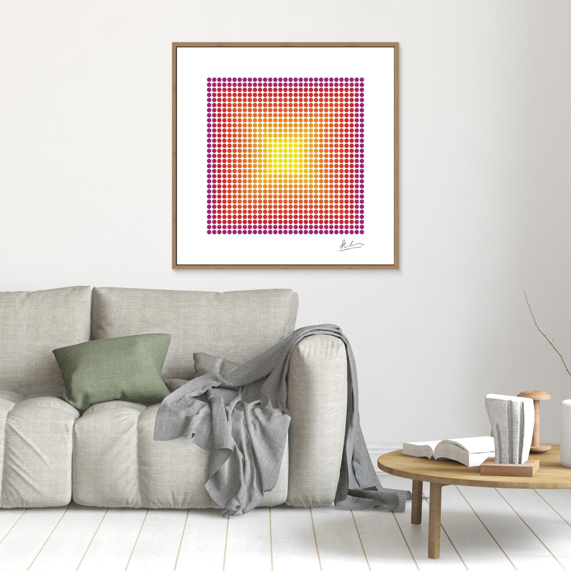 Blast of Yellow, Red and Purple